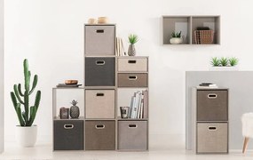 Regał na książki dekoracyjny, 3 poziomy, 100 cm