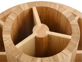 MSV Bambusowy organizer obrotowy na kosmetyki Isalys 20 x 15,3 cm