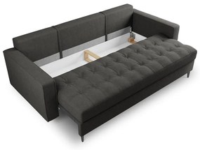 Ciemnoszara rozkładana sofa Milo Casa Santo