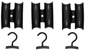 Plastikowe organizery na torebki do szafy zestaw 3 szt. Herkules – Wenko