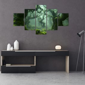 Obraz - Las porośnięty mchem (125x70 cm)