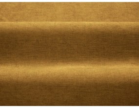 Musztardowe tapicerowane łóżko dwuosobowe ze schowkiem ze stelażem 180x200 cm Jason – Windsor &amp; Co Sofas