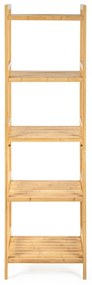 G21 Regał bambusowy, 5 półek, 5 pięter