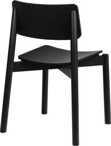 Czarne krzesło sztaplowane Wem – noo.ma