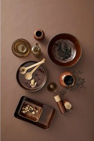 Zestaw młynków do pieprzu i soli 2 szt. ceramiczny w bursztynowym kolorze Gastro Amber – Bitz