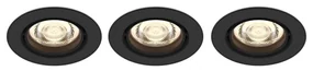 Philips-ZESTAW 3xLED Ściemnialna oprawa wpuszczana IMPALA LED/6W/230V 2200-2700K