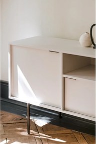 Szarobeżowa szafka pod TV 180x79x50 cm Bau – noo.ma