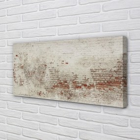 Obraz drukowany na płótnie Struktura Muru Ceglanego