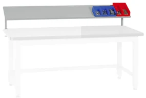 Dodatkowa półka na narzędzia do stołów BL, nośność 20 kg, 1500 x 270 x 300 mm