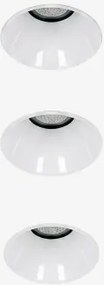 Pack 3 Wpuszczanych Downlightów Led Bezramkowych Trimless, Okrągłych Ø3,6 Cm, Wykonanych Z Aluminium Orelva Biała & 3 W & 19º & Białe Zimne Światło 40