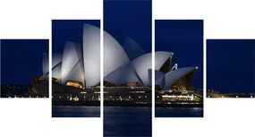 Obraz Sydney w nocy (125x70 cm)