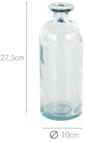Wazon butelka, szkło z recyklingu, 1,5 l