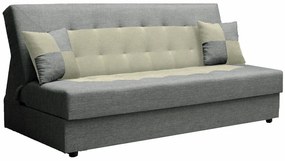 Wersalka rozkładana popielaty + ecru M0-S60