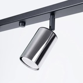 Listwa oświetleniowa WINX 6L czarna/chrom SOLLUX  LIGHTING