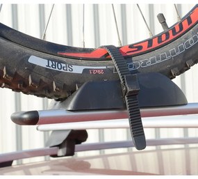 Compass Zamykane bagażniki dachowe do rowerów ALU- FIX TÜV, 132 cm