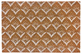 Wycieraczka z włókna kokosowego 60x40 cm Mini White – Casa Selección