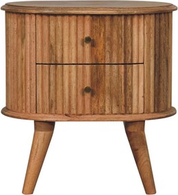 Artisan Furniture Szafka nocna Soba w stylu nordyckim z litego drewna