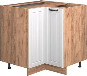 Szafka narożna biały domek wiejski 80.5x51.6x82 fame-line