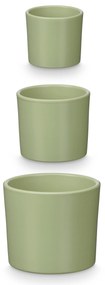 Doniczki ceramiczne, 3 sztuki, Ø 14, 17, 22 cm