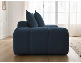 Ciemnoniebieska sofa z tkaniny szenilowej 278 cm Everest – Bobochic Paris