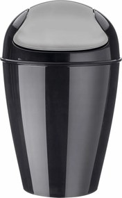 Koziol Kosmetyczny kosz na śmieci DEL S, 5 l, czarny