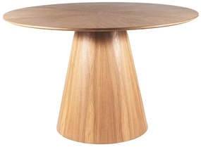 Okrągły stół jadalniany ANGEL 120x120 cm, dekor dąb