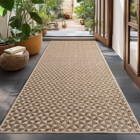 Beżowy chodnik odpowiedni na zewnątrz 80x250 cm Ibiza 1903 – Ayyildiz Carpets