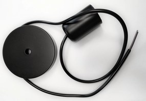 Lampa sufitowa metalowa loft trójkątna wisząca AT2-1SZ-Czarna