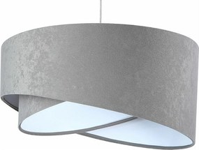Lampa wisząca GEMSTONE szara/biała