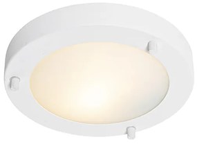 Nowoczesna lampa sufitowa biała 18 cm IP44 - Yuma