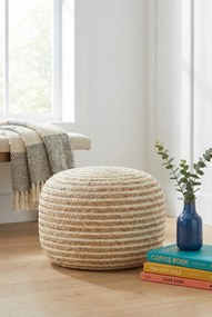 Okrągła pufa siedzisko i podnóżek T3-R47