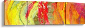 Obraz abstrakcji - malarstwo (170x50 cm)