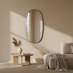 Owalne lustro wiszące OVYN, 60 x 32 cm