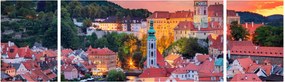Obraz - Český Krumlov (170x50 cm)