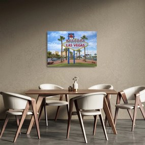Obraz na szkle - Las Vegas (70x50 cm)