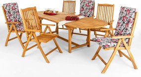 Doppler TAMAN DORSET FSC®, stół rozkładany 240/300, 6+1