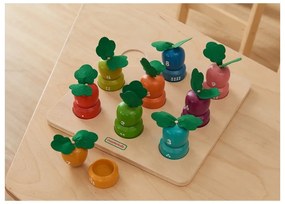 Masterkidz tablica edukacyjna warzywa nauka liczb i kolorów montessori