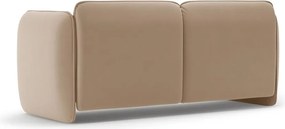 Brązowa aksamitna sofa 168 cm Georgia – Micadoni