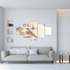 Obraz - Kolibry (125x70 cm)