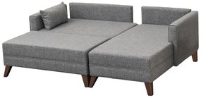 Narożna sofa rozkładana Bella Corner Right 2 Grey