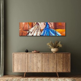 Obraz - tancerz, obraz olejny (170x50 cm)