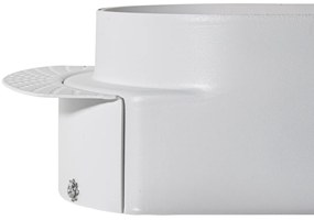 Zestaw 6 okrągłych reflektorów wpuszczanych białych GU10 50mm 2-punktowe - Hubs Oswietlenie wewnetrzne