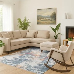 Wielobarwny dywan przecierany H2-F34