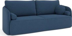 Zielona welurowa sofa z funkcją spania W6-Z15