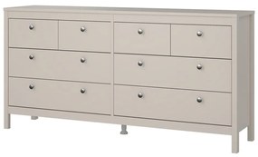 Szarobeżowa komoda 159x80x38 cm Madrid – Tvilum