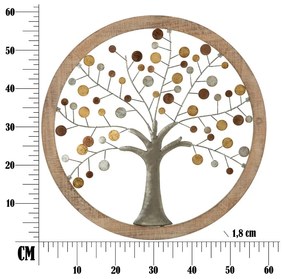 Dekoracja ścienna Mauro Ferretti Alberto, ø 61 cm