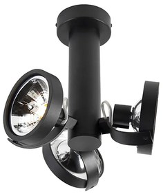 Designerski reflektor regulowany 3-światłowy w tym G9 czarny - GoesDesignerski Oswietlenie wewnetrzne