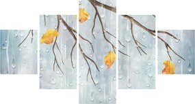 Obraz - Deszczowa jesień (125x70 cm)