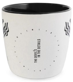 Kubek Diablo Chairs biało-czarny