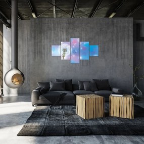 Obraz - Dmuchawiec na wietrze (125x70 cm)